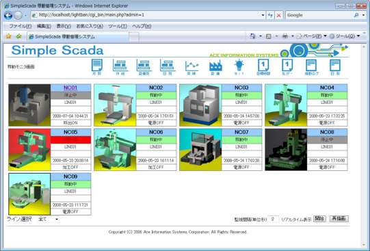 稼働管理システム Simple Scada <シンプルスキャダ>