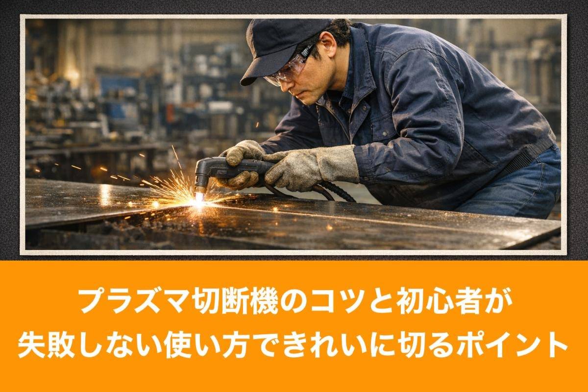 プラズマ切断機のコツと初心者が失敗しない使い方できれいに切るポイント