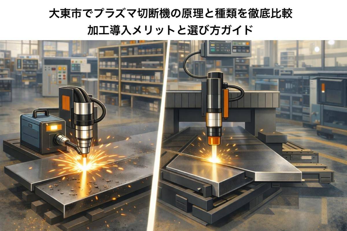 大東市でプラズマ切断機の原理と種類を徹底比較|加工導入メリットと選び方ガイド